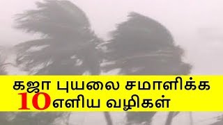 கஜா புயலை சமாளிக்க 10 எளிய வழிகள் | Top 10 Safety Tips For Gaja Cyclone | Tamil Glitz