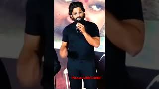 Allu Arjun said the dialogue in Hindi | allu arjun saying dialogue in hindi | #shorts