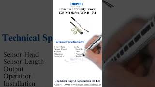 Omron Inductive Proximity Sensor E2B-M12KS04-WP-B1 2M | +91 79955 44066#shorts