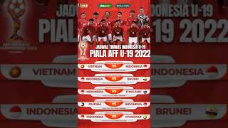 Jadwal TIMNAS INDONESIA U_19 2022