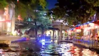 San Antonio River Walk, night tour from boat