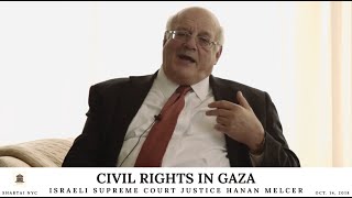 Civil Rights in Gaza | Israeli Supreme Court Justice Hanan Melcer