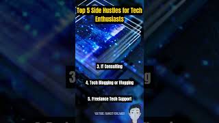 Top 5 Side Hustles For Tech Enthusiasts 2024 #shorts