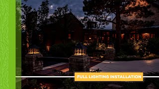 Outdoor Lighting: Full Lighting Install on a Large, Majestic Property