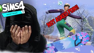 THIS COULD OF BEEN ON SIMS 4 SEASONS 🙄 | The Sims 4 Snowy Escape: Official  Trailer REACTION 🔥