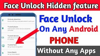 Face Unlock hidden feature on any Android Phone || Face Unlock Hidden trick | Technical ikka