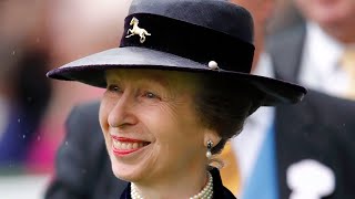 Princess Anne looks utterly fabulous in gold dress last worn 30 years ago