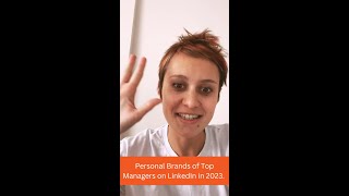 Personal Brands of Top Managers on LinkedIn in 2023. Invitation link in the comments. #b2b #linkedin