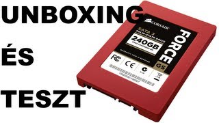 Corsair Force GS 128GB SSD Unboxing & Teszt