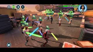 JMK/CAT vs JMK/CAT - 100% WIN - Jedi Master Kenobi Mirror - SWGOH - 5v5