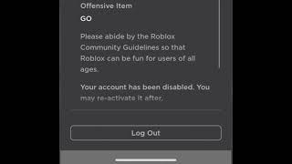 Stupid roblox Moderation bruh 💀 (this video is a joke)