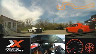 Ashton Drives a Lamborghini Huracan LP610-4 Around Driveway Austin at Xtreme Xperience! Supercars