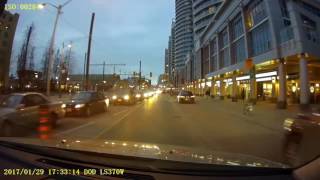 Driving in Toronto: University & Front to Liberty Village