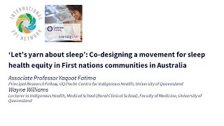 Co-designing a movement for sleep health equity in First nations communities in Australia