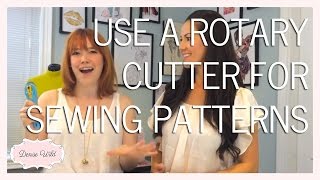 SEWING TIP: Cut Sewing Patterns With A Rotary Cutter