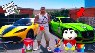 FRANKLIN AND SHINCHAN MODIFIED CAR FRANKLIN LOVE SHINCHAN IN GTA 5