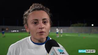 Calcio - Serie C Femminile. Vis Mediterranea - Matera CDS 1-0. Il commento di Gina Fiore