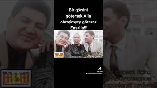 Bir göwini götersek Alla abraýmyzy göterer Ensalla 👌🇹🇲🎤