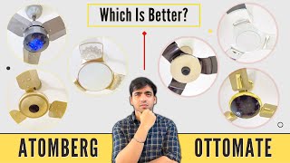 Atomberg Vs Ottomate BLDC Ceiling Fans Review & Installation [Air Speed, Air Delivery, Noise Tests]