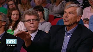 Debatten: klima 2013. Er CO2 den største klimatrusselen? Svaret kommer på slutten av innslaget.