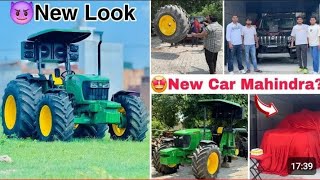 Indian first jhon Deere 5075 4×4 with biggest tyre Alliance 600no  /New car/Miss you Nishu bhaiya 💔🥺