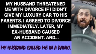 The shocking events after I signed the divorce papers over my husband's car gift ultimatum!