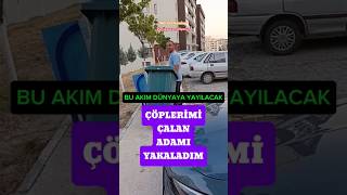 36. Gün Dünyayı Temizliyorum (çöplerimi çalan adamı yakaladım) #shorts #temizlik