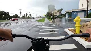 Riding in the Rain Northbound Along Highway A1A Part 3