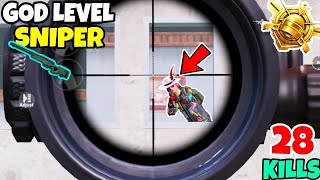 I Met A GOD Level Sniper Against Me in PUBG Mobile • 28 KILLS • PUBGM HINDI