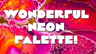 #416 Wonderful Neon Palette For Fluid Art! #art