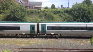 Dublin Enterprise service passing Railway Terrace, Dundalk, Co. Louth, Ireland