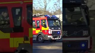 #WMFS Foleshill Pump Rescue Ladder responding - West Midlands Fire Service