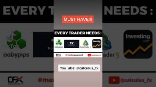 Things you need as a beginner forex trader #calculusfx #forex #shorts