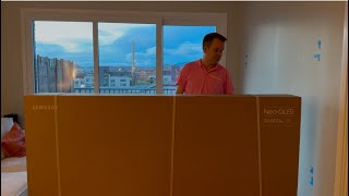 2024 Samsung 85" QN95D unboxing and wall mounting