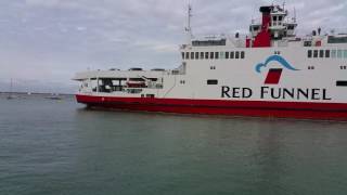 Red Osprey leaving Cowes 7.7.16