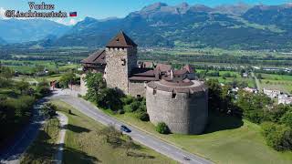 Vaduz - Liechtenstein (4K drone footage)