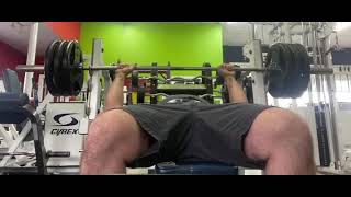 315 attempt on the bench maybe next time.