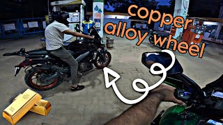 ആലോയ് വീലിന് പുതിയ പെയിന്റ് അടിച്ചപ്പോൾ 🔥 | copper