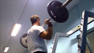 3x 80kg military press