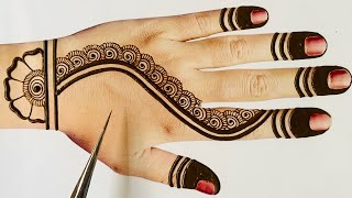 Easy Simple Beautiful Mehndi Design| New Backhand Mehndi Design| Mehandi ka Design| Mehndi ki Design