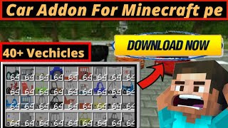 Car Addon For Minecraft Pocket Edition | Car Mod For Minecraft Pe | 2021