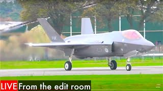 LIVE Re'streaming 🔴#VOLKEL AIRBASE - F-35's DEPART (Back to Leeuwarden)