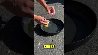 Cooking Egg On Pavement