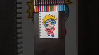 Drawing🔥bloSsoM 🌸 as naruto🔥 #shorts #art