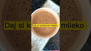 Teplé karobové mlieko #carob #plantmilk #hotdrink #hotchocolaterecipe 🍫