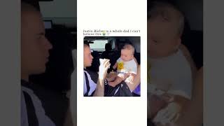 Jack Bieber is the luckiest baby in the world 💜🍼Music: Beauty by @speciimen_ #justinbieber