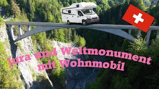 Jura und Weltmonument mit Wohnmobil 2022