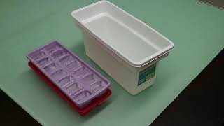 Ice cube Tray and Bucket, Used Molds for sale