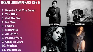 URBAN CONTEMPORARY R&B Music Mix - John Legend, The Weeknd, Alicia Keys, Beyoncé - Beauty And Th...