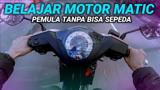 BELAJAR MOTOR MATIC BAGI PEMULA‼️LANGSUNG BISA #beatkarbu